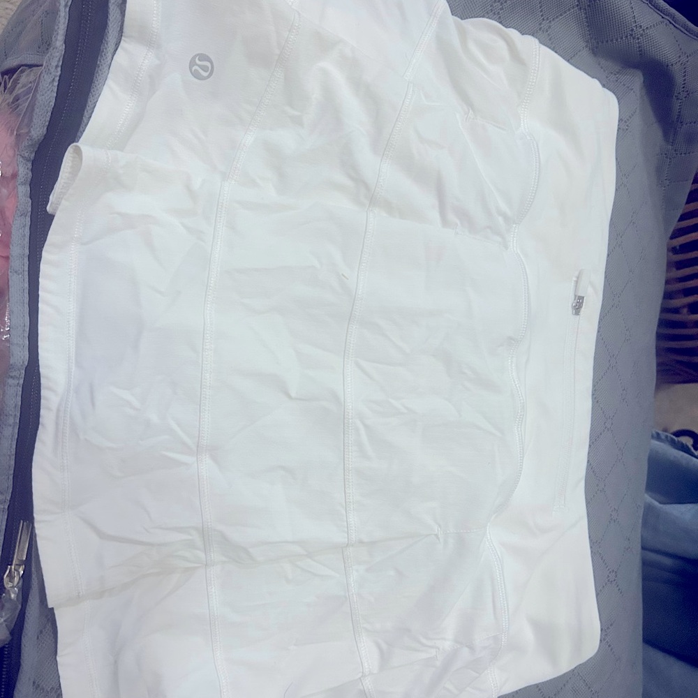 White lululemon Pace Rival athletic skirt size 6